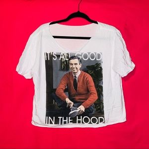 Mr.Rogers Crop Top